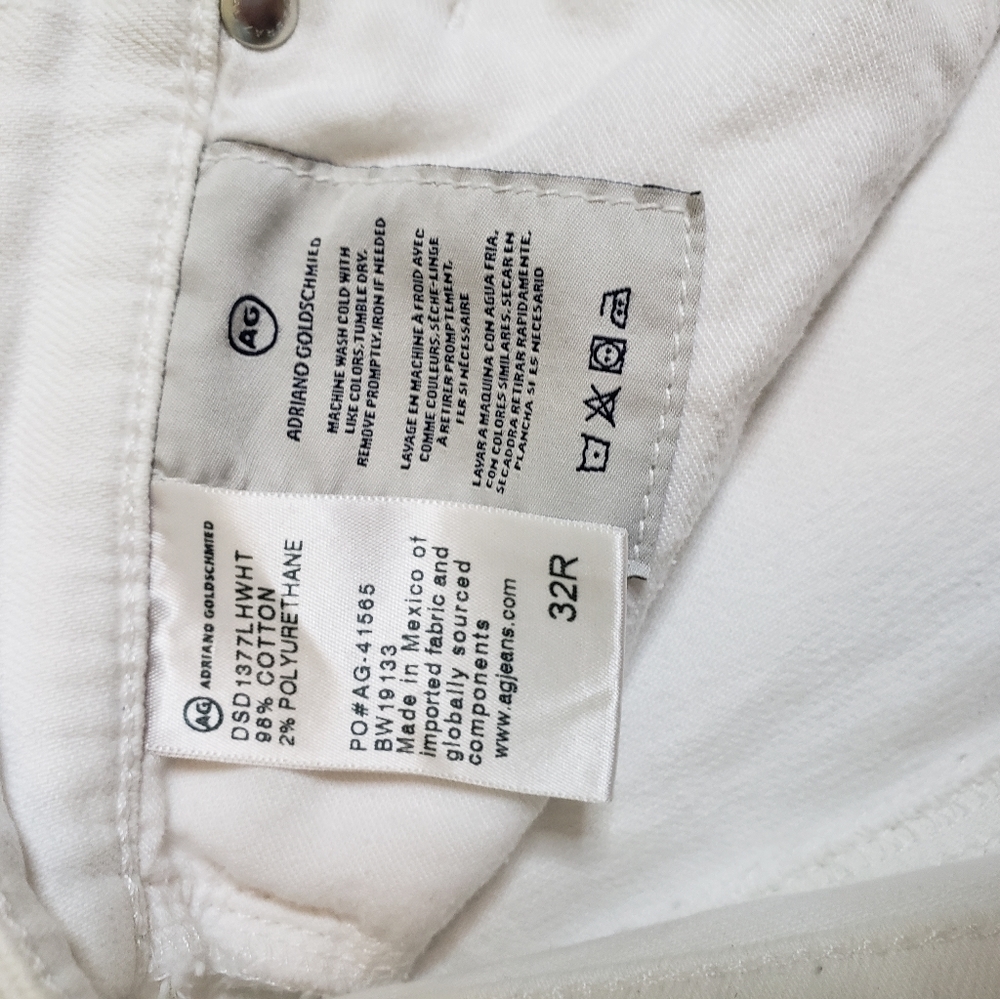 Ag the Stevie ankle white jean - Picture 7 of 10
